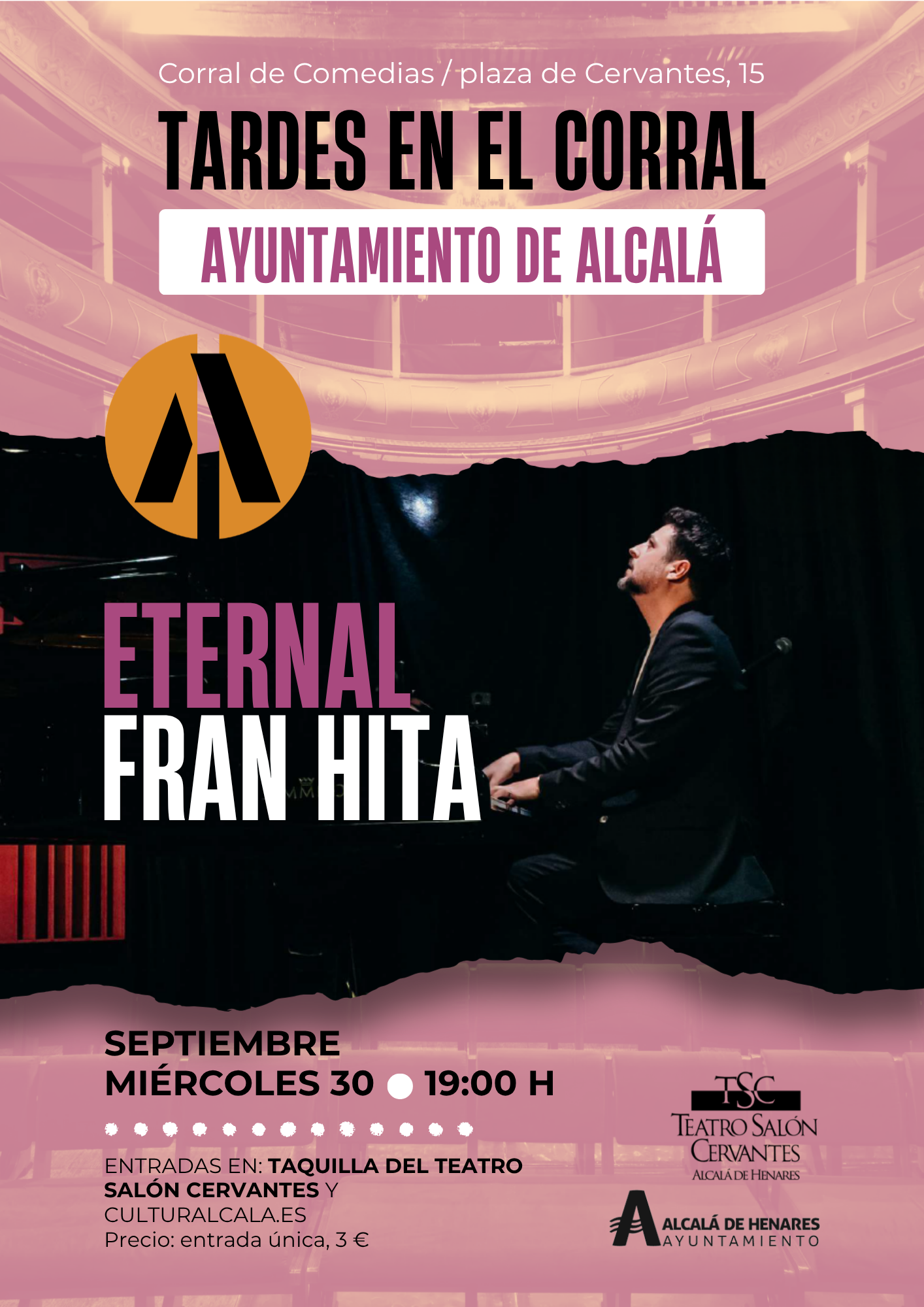 El compositor Fran Hita inaugura este miércoles una nueva cita del ciclo Tardes en el Corral con su proyecto Eternal