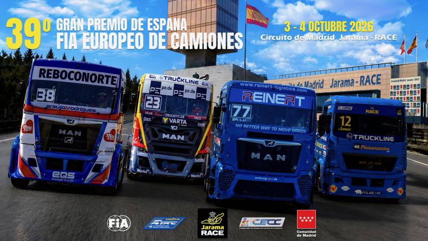 El Circuito del Jarama acoge este fin de semana la gran final del Europeo de Camiones y el campeonato nacional