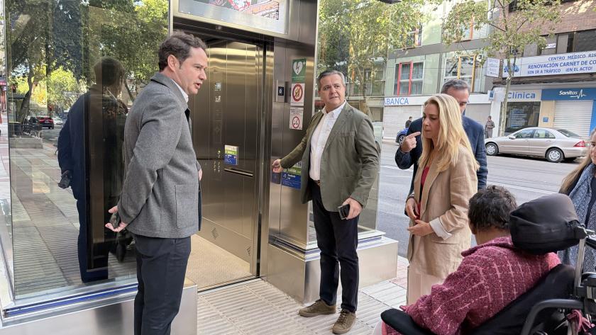 Metro de Madrid roza las 220 estaciones 100% accesibles tras sumar tres nuevos ascensores en Ciudad Lineal